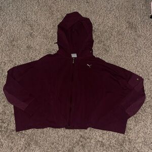 Cropped Puma Full Shirt Jacket